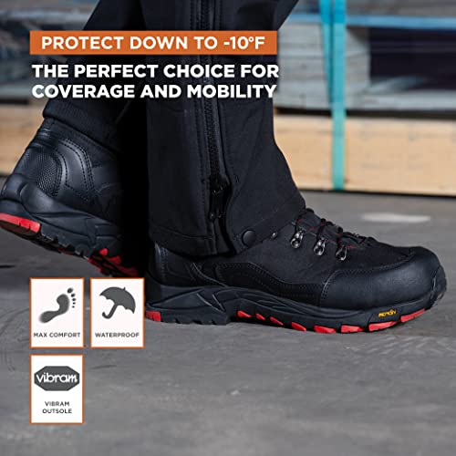 RefrigiWear Men’s Black Widow Lightweight Waterproof Leather Work Boot4