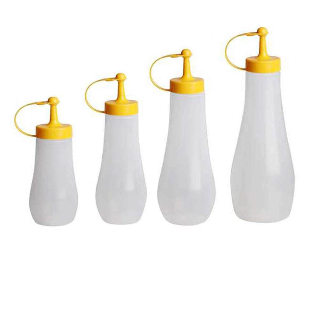 Dispensador de condimentos FRYH amarillo para evitar goteos de salsas