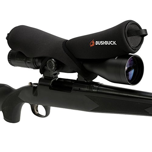 Bushbuck Neoprene Snap-Shot Scope Covers – Suited for Standard Rifle Hunting Scopes/Optics Like Burris, Vortex, Leupold, Bushnell, Nikon, Swarovski, Leica, Zeiss, Redfield & Many Others.
