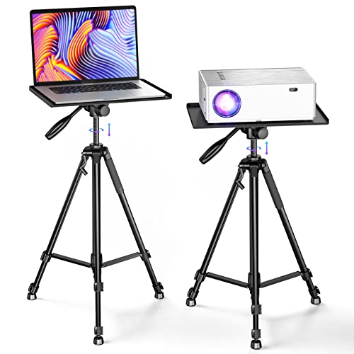 BMXKJ Trépied pour ordinateur portable, projecteur avec plateau, trépied pour projecteur et