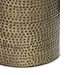 SIMPLIHOME Corbin Side Table – 16 inch Wide Metal Round Accent Table in Hammered Antique Gold, Industrial Style End Table for Living Room, Bedroom, or Office with Sturdy Base, Assembled