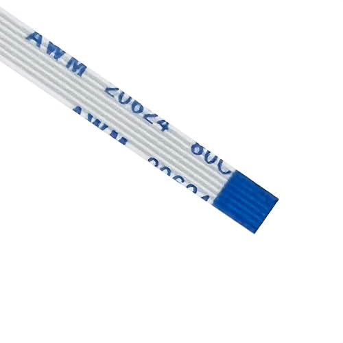 Miniatura 6 de Reemplazo para Xinya E315127 AWM 20696 80C 30V VW-1 Wide Flex HF Piezas 6PIN 20CM* 0.35CM (Pin espaciamiento 0.020 in) (Agujas en ambos extremos no