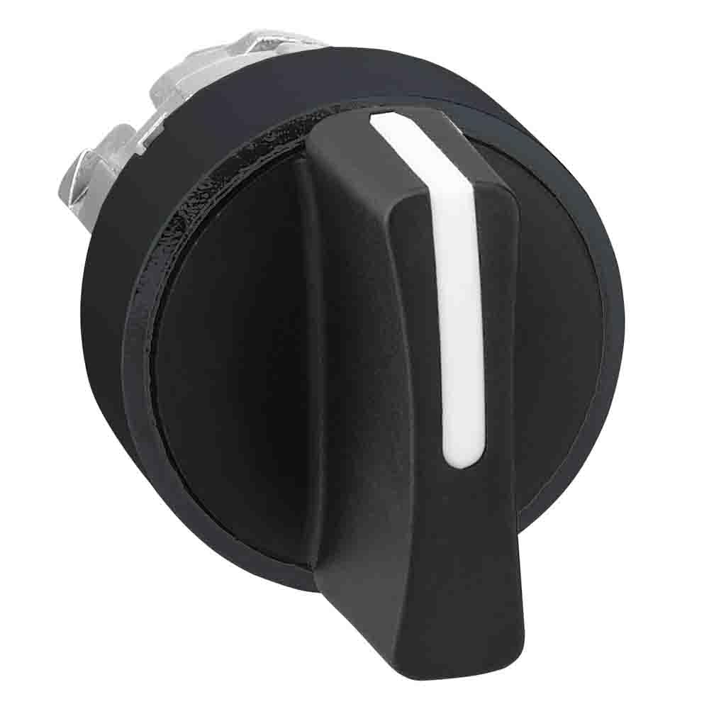 Cabeza sel. 3 pos. emb. negro commutateur rotatif encastrable noir