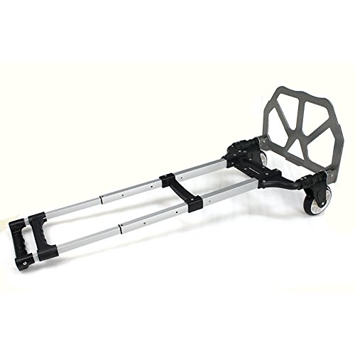 JupiterForce 170 lbs Capacity Luggage Cart Aluminum Lightweight Portable Hand Truck with Wheels