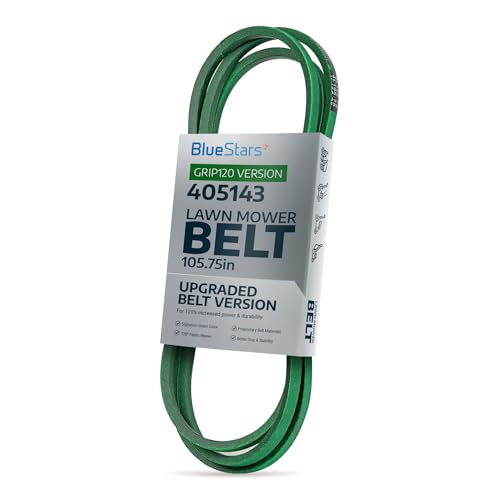 Image of [Upgraded Grip120] BlueStars 405143 Deck Belt Aramid Cord 1 /2 inch x 105.75 inch