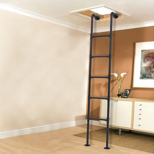 Generisch Generic Metall-Dachbodenleiter 165 cm