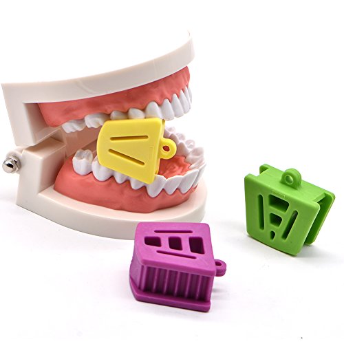 Rzjzgz WECANDO Dental Oral Silicone Mouth Prop Bite Blocks Latex Free Cheek Retractor thumb #4
