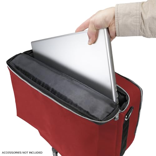 Image of ENHANCE Collector's Edition MTG Bag fits Deck Boxes, Top Loader Binder, Commander Deck, & More TCG Accessories - TCG Travel Bag with Card Defender Screen, Customizable Interior (Dragon Red)