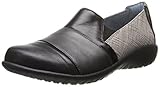 Leder Naot Miro schwarz Combi Damen Schuhe Slipper Leder Wechselfußbett Freizeit 10826, Größe:37 EU