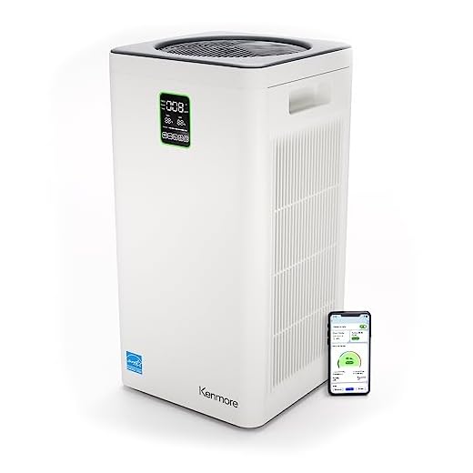 Kenmore PM4030 Air Purifier with H13 True HEPA Filter, Covers Up to 2300 Sq.Foot, 24db SilentClean 3-Stage HEPA Filtration System, 5 Speeds for Home Large Room, Kitchens & Bedroom