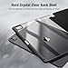Fintie Hybrid Slim Case for iPad Pro 13-inch (M5) 2025 / (M4) 2024, [Built-in Pencil Holder] Shockproof Cover with Clear Transparent Back Shell, Auto Wake/Sleep, Black