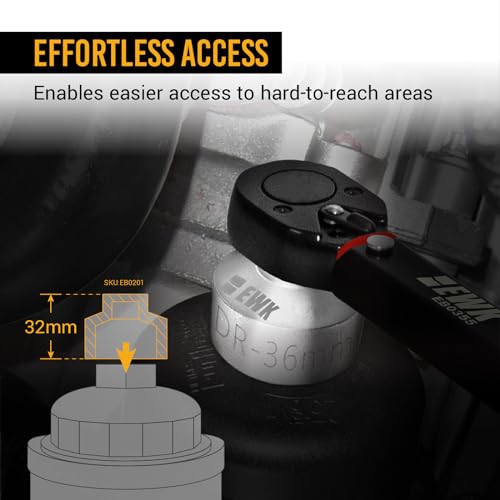 3Pcs 27, 32, 36mm Low Profile Oil Filter Wrench