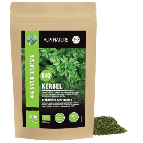 Alpi Nature Kerbel getrocknet BIO 100g, Kerbelblätter geschnitten