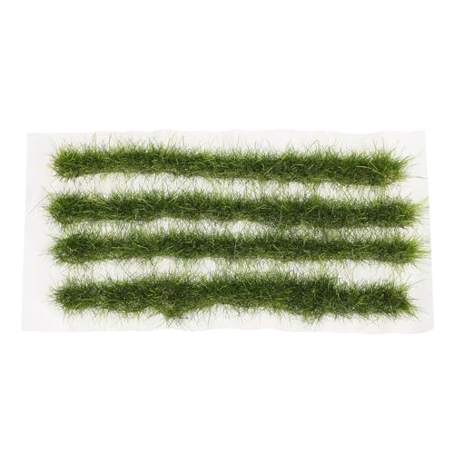 Toyvian 1箱 ?真草条 中緑 色 高温耐性 人工芝 チュア風景模型用 フェアリーガーデン装飾 微景観用リアル草蔟