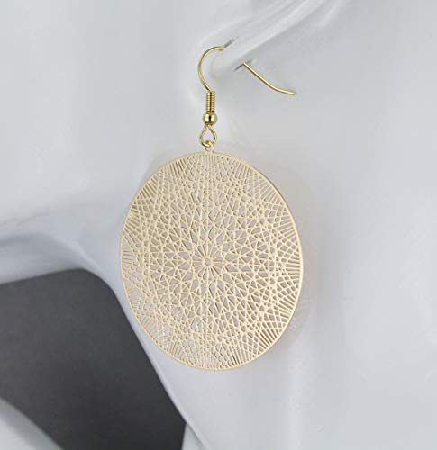 Brass Earrings for Women Earrings - Jewelry Earrings for Women Trendy Hanging Brass Ear rings 5