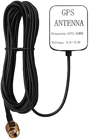 redyutou waterproof gps active antenna 28db gain 3 5vdc sma male plug with magnetic