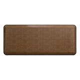 NewLife by GelPro Anti-Fatigue Designer Comfort Kitchen Floor Mat, 20x48', Tweed Hydrangea Stain Resistant Surface with 3/4” Thick Ergo-foam Core for Health and Wellness