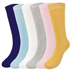 Ivory/Pink/Light Grey/Light Navy/Blue/Yellow 6 Pack