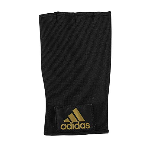 Adidas Inner Boxing Hand Wrap Gloves - Essential For Boxing, Kickboxing, Mma, Training & Fitness - For Women & Men - Black Gold, Small #TOP6