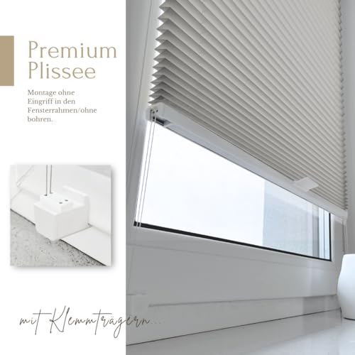 Plissee Grau HOME-VISION - 2