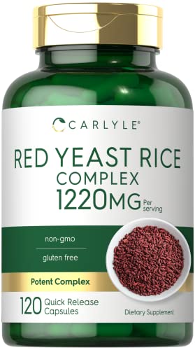 Carlyle Red Yeast Rice Complex | 1220mg | 120 Capsules
