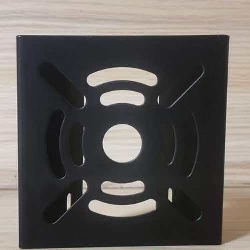 防犯カメラ取付金具 円柱角柱対応 屋内屋外対応 穴あけ不要 雨樋パイプ 空き巣対策 すぐ使えるフルセット（ステンレスバンド 2 本/ボルトセット 8 式/防犯ステッカー 3 枚付属）漆黒チャコール - 1 個