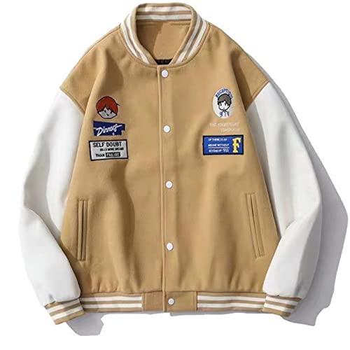 AWYR Nueva Primavera de béisbol otoño béisbol Coreano Coreano Retro-Gold,S Cover