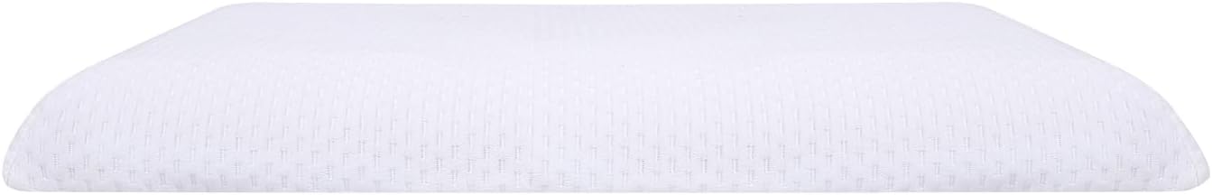 SUQ I OME Slim Sleeper Ultra Thin Flat Pillow, 23x15.7x2.2 inches | Cooling Gel Infused Memory Foam, 2.2 inch Height