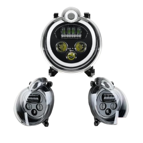 Antibrouillards longue portée phare LED DRL moto feux avant Vmax