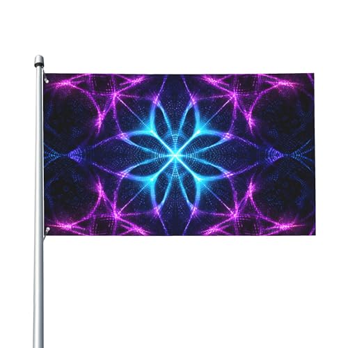 Boho Mandala Flags for Outside 2x3 FT Decorative Outdoor Flag with Hanging Rope Banner for Yard Garden Porch Patio Lawn Home Decoration 2x3 3x5 4x6 5x8 FT,A-2834