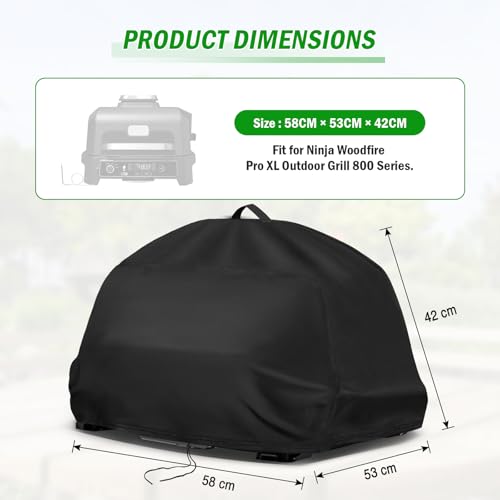 Iptienda Grill Cover for Ninja Woodfire Pro XL Electric BBQ Grill & Smoker - Image 4