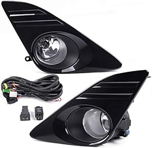 PIT66 Fog Lights, Compatible with 12-14 Toyota Camry (Does Not Compatible with SE Models) Front Bumper Fog Lights Lamps Assembly Driver & Passenger Side Left/Right