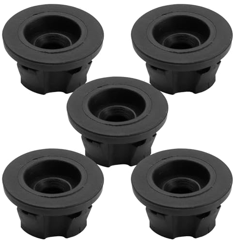 GisWell 5 Stück Befestigungselement Gummi Motorabdeckung,Befestigungselement Motorabdeckung,Motorabdeckungstüllen, für Mercedes-Benz,6420940785(Schwarz)