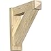 Ekena Millwork OUT06X22X22TRA01SWR Traditional Smooth Outlooker, 6" Width x 22" Depth x 22" Height, Western Red Cedar