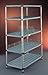 Wire Shelving, W72, D24, Polymer, PK4
