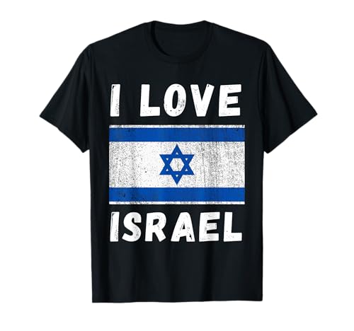 I Love Israel Vintage Israeli Israël Family Voyage Souvenir T-Shirt