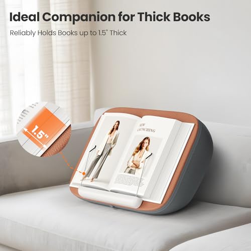Ultra Soft Book Holder Beanbag Pillow for Hands-Free Reading - Image 3