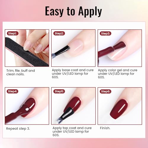 Jodsone FJFIEJFOK3398 Gel Nail Polish Kit With U V Light 32 Colors Gel Polish Nail Kit Soak Off Gel Nail Set Manicure Tools Nail Gel Kit Gifts thumb #6