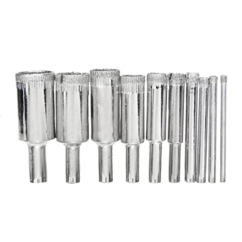 NUSHKI 10pcs brocas para vidrio 3 a 18 mm miniatura 1