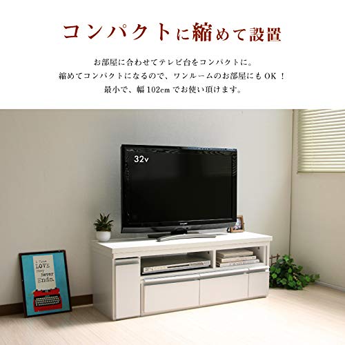 Amazon｜ローボード テレビ台 伸縮 コーナー 三角 木製 (ダーク