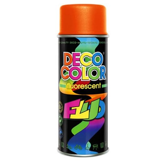 Deco Color DC Lackspray Neon 400ml freie Farbauswahl (Neonlack Orange 400ml)