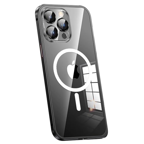 Coque iPhone 15 Pro compatible MagSafe anti-chute et cadre métal de verrouillage
