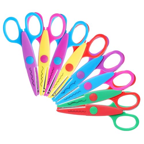 Craft Scissors - 8 Pack Decorative Edge Scissors