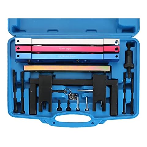 ATPTOOL Engine Camshaft Timing Locking Master Tool Kit Crankshaft Flywheel Alignment Tool Kit Compatible for BMW Vehicles with 2.5L & 3.0L N51 N52 N53 N54 N55 Cover
