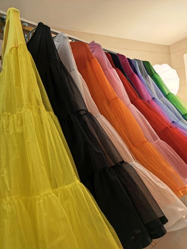 CHERRY LOVE Long Petticoat Ankle Length Underskirt for Wedding Dress Full Length Crinoline Slip3