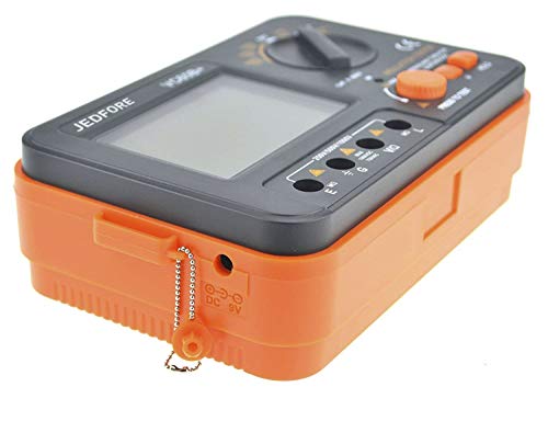 vc60b + testeur de résistance d'isolement numérique mégohmmètre multimètre dc 250/500 / 1000v ac 750v 0.1~2000mΩ
