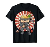 Vintage Ninja Ramen Tee Kawaii Anime Japanese Food Lovers T-Shirt