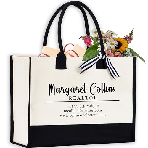 Bolsa Tote personalizada para negocios para mujer miniatura 1