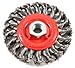 Forney 4 in. Crimped Wire Wheel Brush Metal 20000 rpm 1 pc.