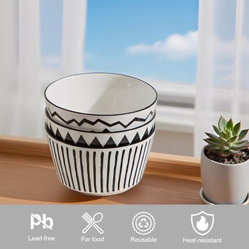 Ramekins Set of 6, 15oz Creme Brulee Dish Set, Small Ramekins in Colourful for Porcelain Creme Brulee Souffle with Covers, Ceramic Custard Cups for Baking, Dishwasher and Oven Safe - Image 5